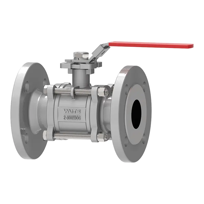 3 Pcs Flange Floating Ball Valve 3 Pcs Flange Floating Ball Valve