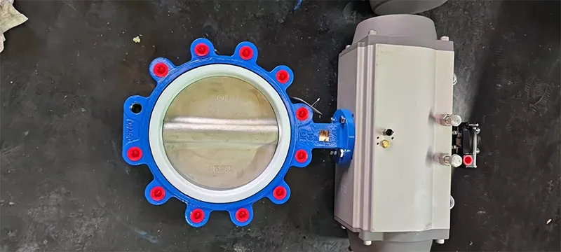 Lug Wafer Ptfe Lined Butterfly Valve